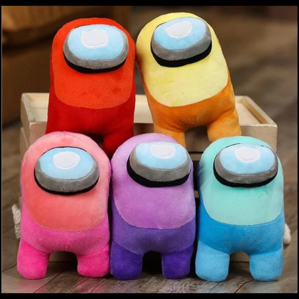 Among Us plushies